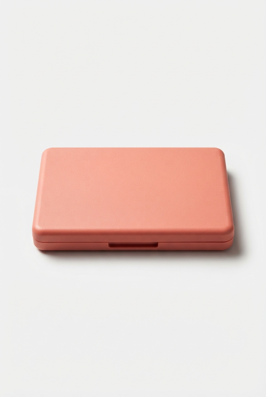 Outdoor cheek palette with blush and bronzer